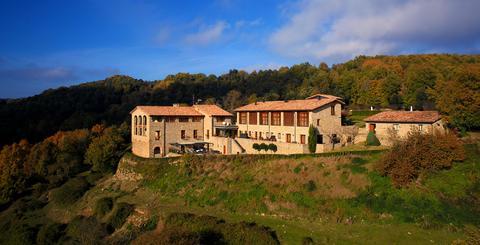 Finca El Ventos Santa Pau Buitenkant foto